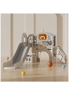 FULL JOY Big Slide With Play  Area and Crossing Bridge + Ball Ring  186*153*111 cm  - Image 1