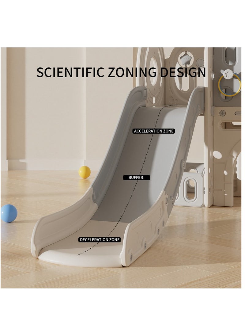 FULL JOY Big Slide With Play  Area and Crossing Bridge + Ball Ring  186*153*111 cm  - Image 2