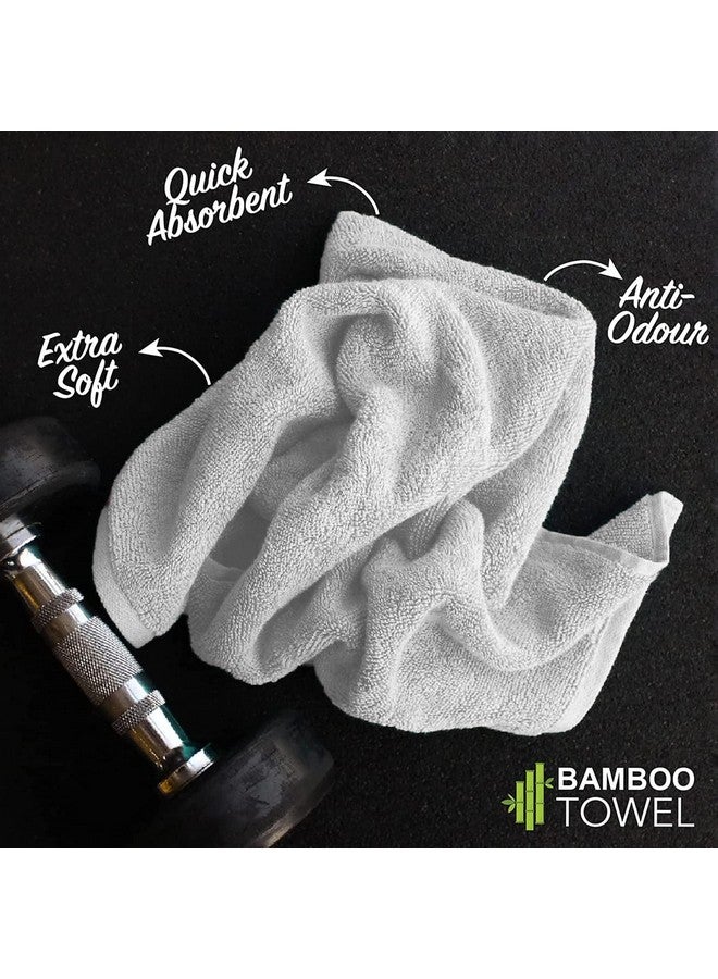 HEELIUM HEELIUM Bamboo Towel Set | 3 Bath & 3 Hand Towel Combo | Super Soft & Antibacterial | 600 GSM  - Image 2