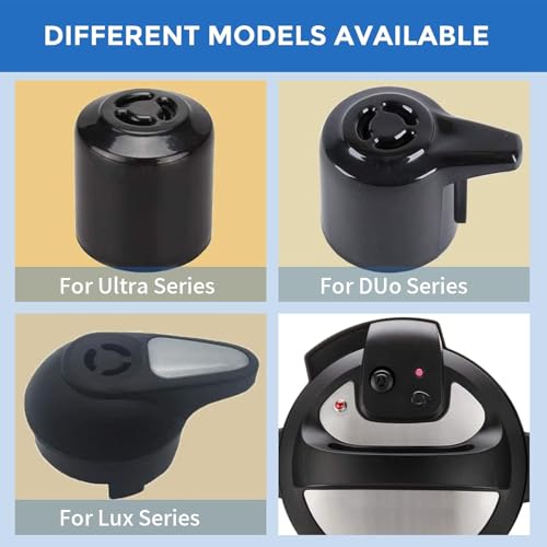 GXF Steam Release Handle Steam Valve for Instant Pot Duo Nova Duo Gourmet 6 qt DUO CRISP AF 8 Ultra 3, 6, 8 qt Viva 6 Quart, Pressure Cooker Valve Replacement Part Accessories - Image 4