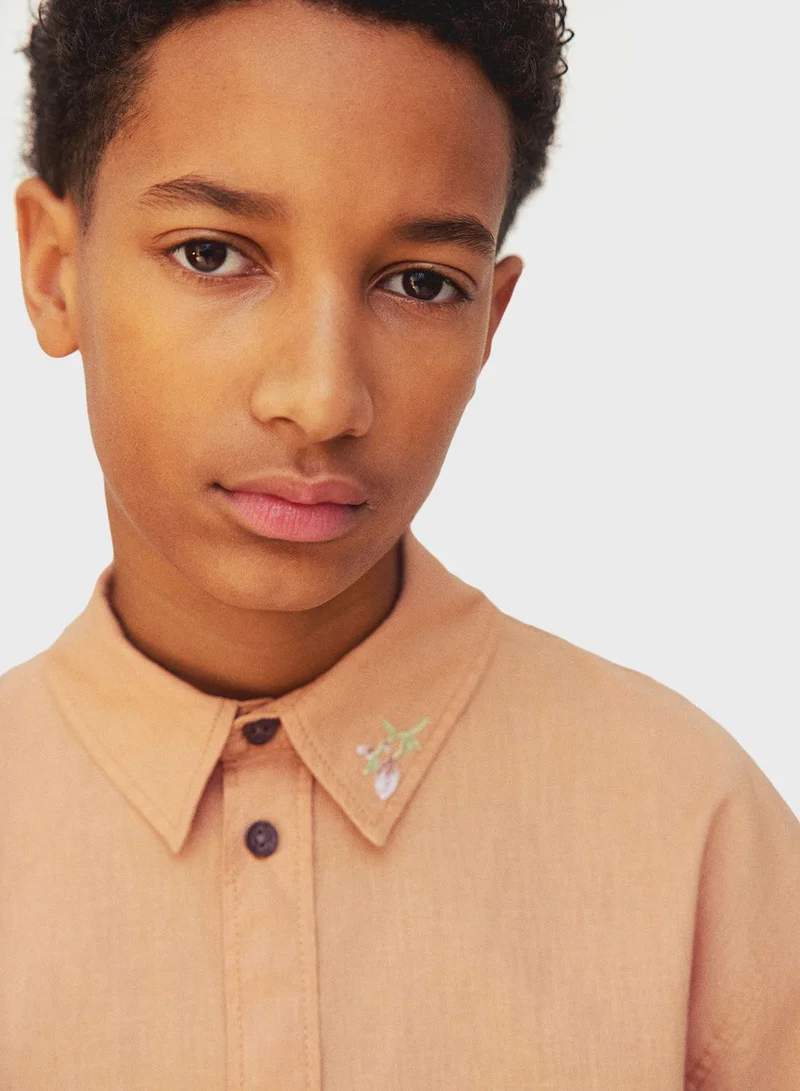 H&M Kids Embroidered Shirt