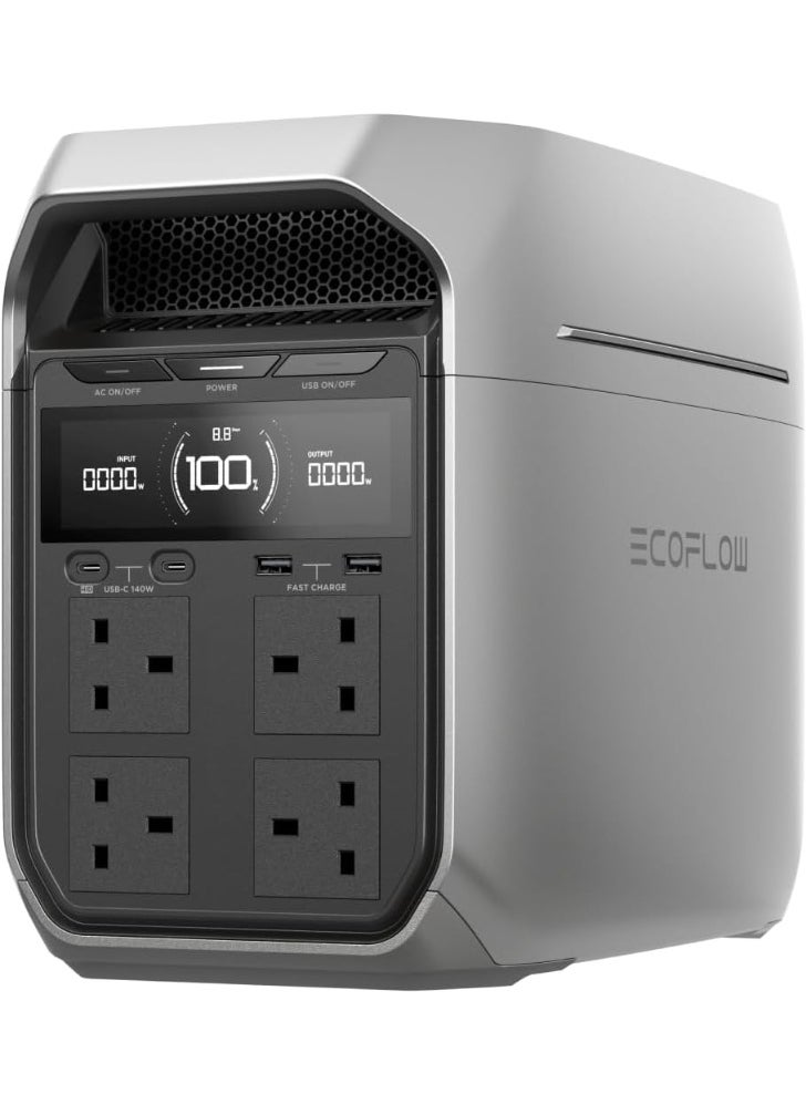 ECOFLOW ECOFLOW Portable Power Station DELTA 3 Plus, 1024Wh LiFePO4 Battery, Fully Charges in 56 Minutes, 1800W Solar Generator for Home Backup, Power Outages, and Outdoor Camping  - Image 1