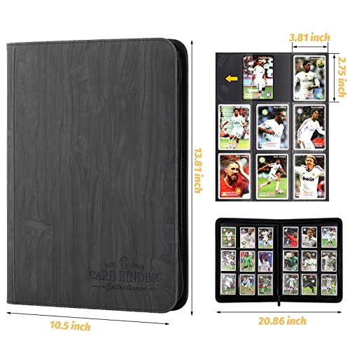 Foalgo Trading Card Binder, Card Collection Binder Album Folder with 540 Side Loading Pockets, 9 Pocket Trading Card Album Folder for TGC,MTG, Baseball Cards, Yugioh. - Image 4
