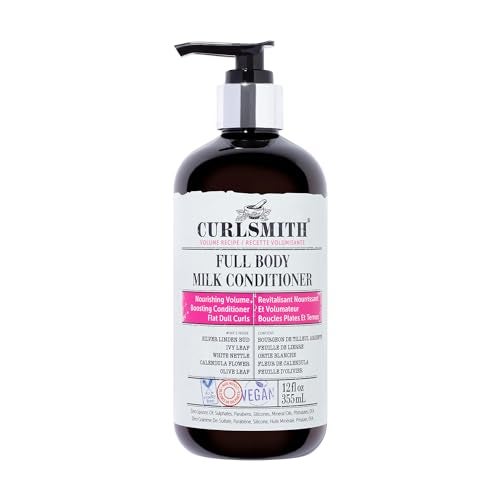 CURLSMITH CURLSMITH  Full Body Milk Hair Conditioner Volumizing and Hydrating for Wavy Curly or Coily Hair Vegan 355ml12fl oz