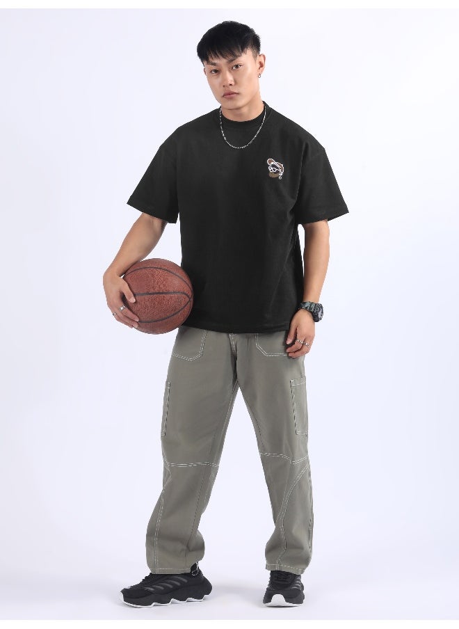 Beyoung Black Musafir Printed T-Shirt  - Image 5
