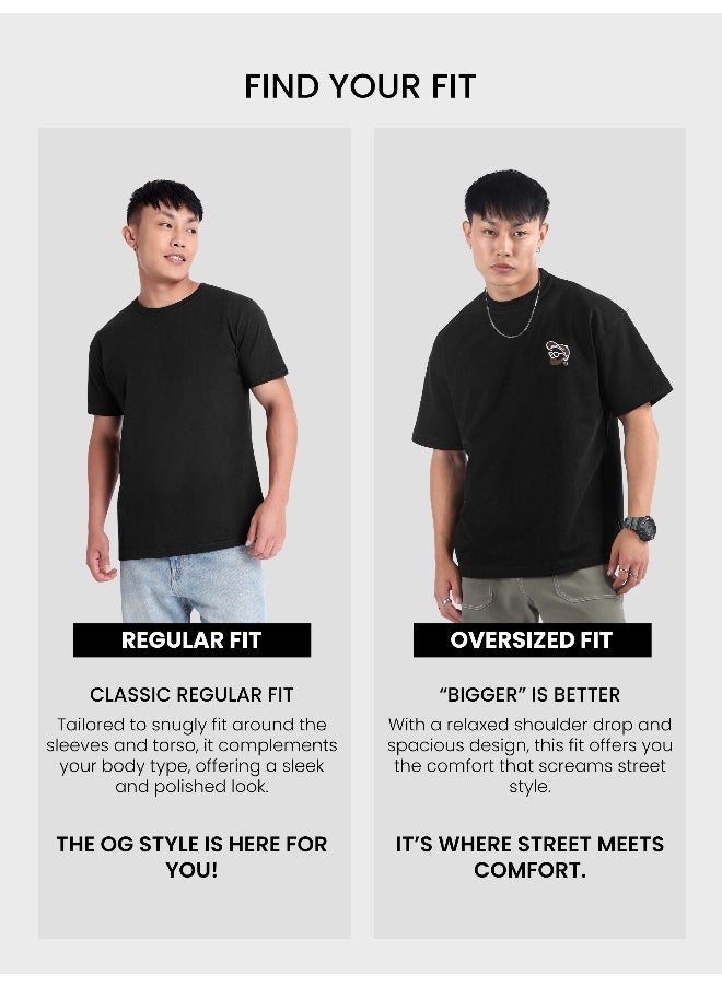 Beyoung Black Musafir Printed T-Shirt  - Image 4