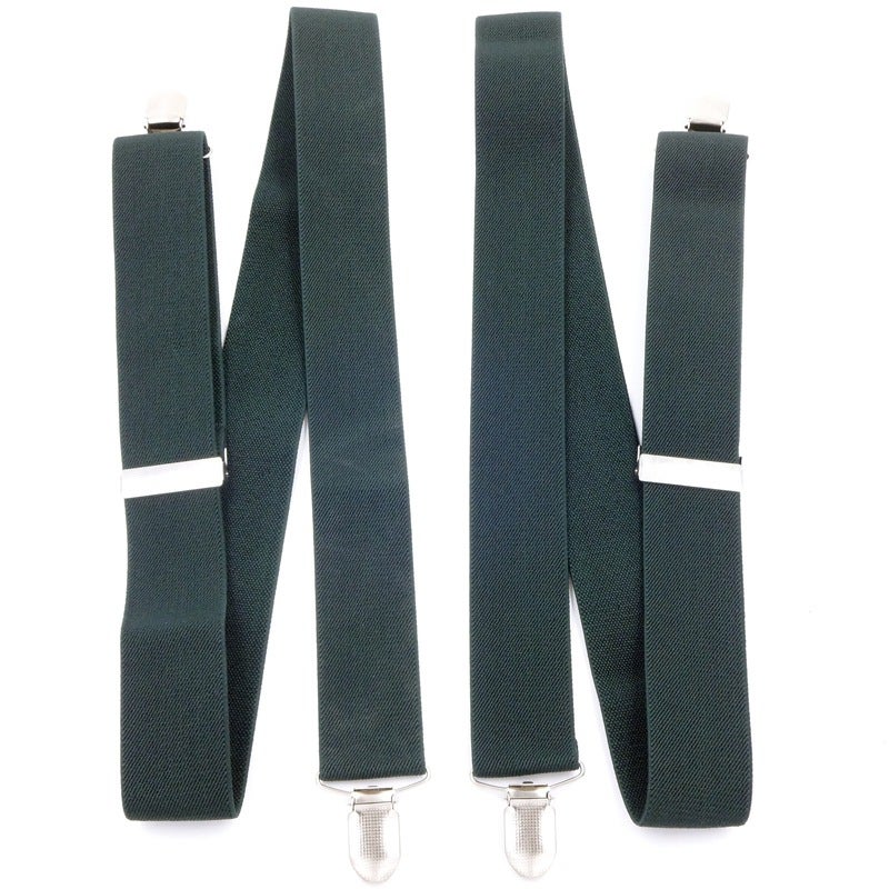 Black Suspenders, Unisex, Versatile, 3.5Cm Style Suspenders, H-Shaped Suspenders, Elastic Suspenders, Four-Clip Suspenders - Image 4