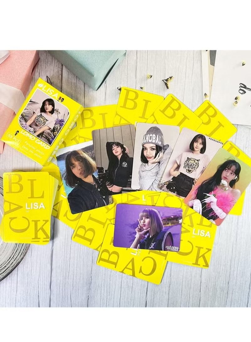 dida-cosmos 55 Pcs Blackpink Lisa Lomo Cards  - Image 2