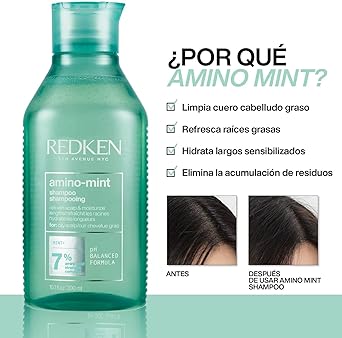 REDKEN AMINO MINT shampoo 1000 ml - Image 2