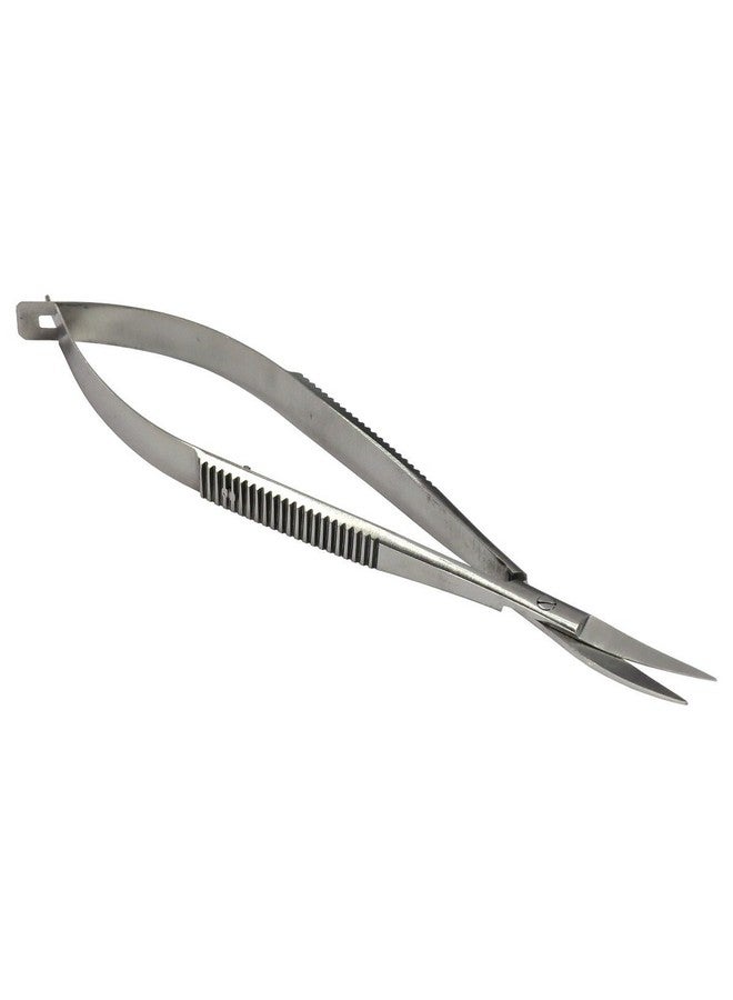 144C7 4.5" Curved Stainless Steel Squeeze Scissors