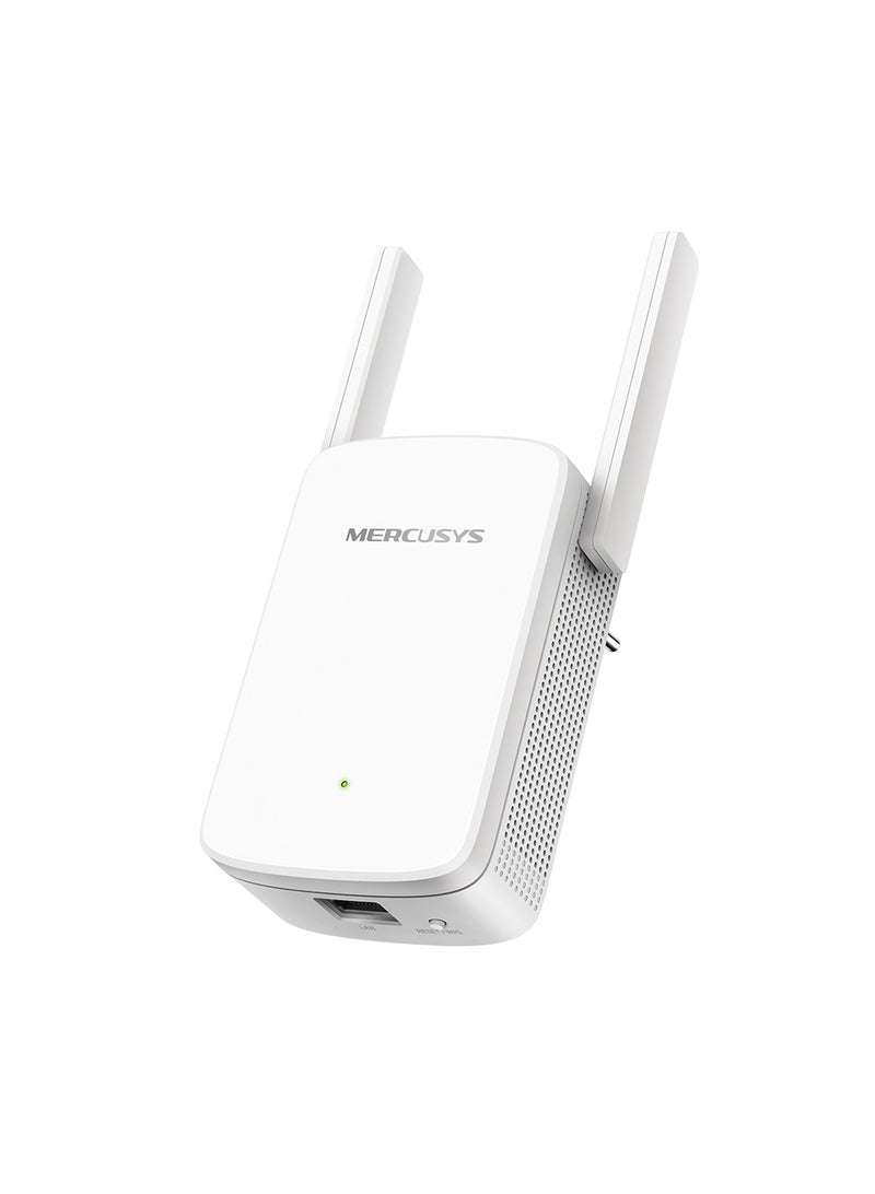 ميركوسيس MERCUSYS Wi-Fi Range Extender, ME30, White - Image 1