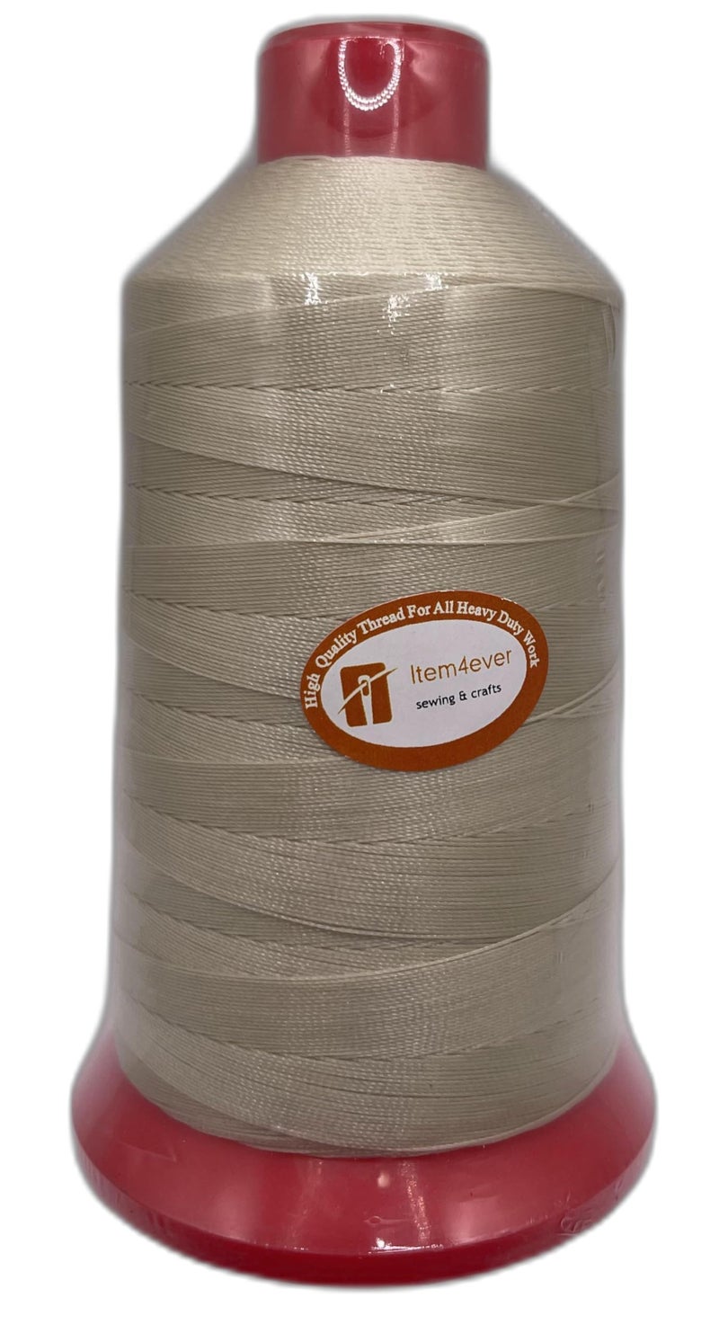 item4ever Bonded Nylon Sewing Thread V-69 T70 1500yds for Outdoor, Upholstery (Army tan) - Image 2