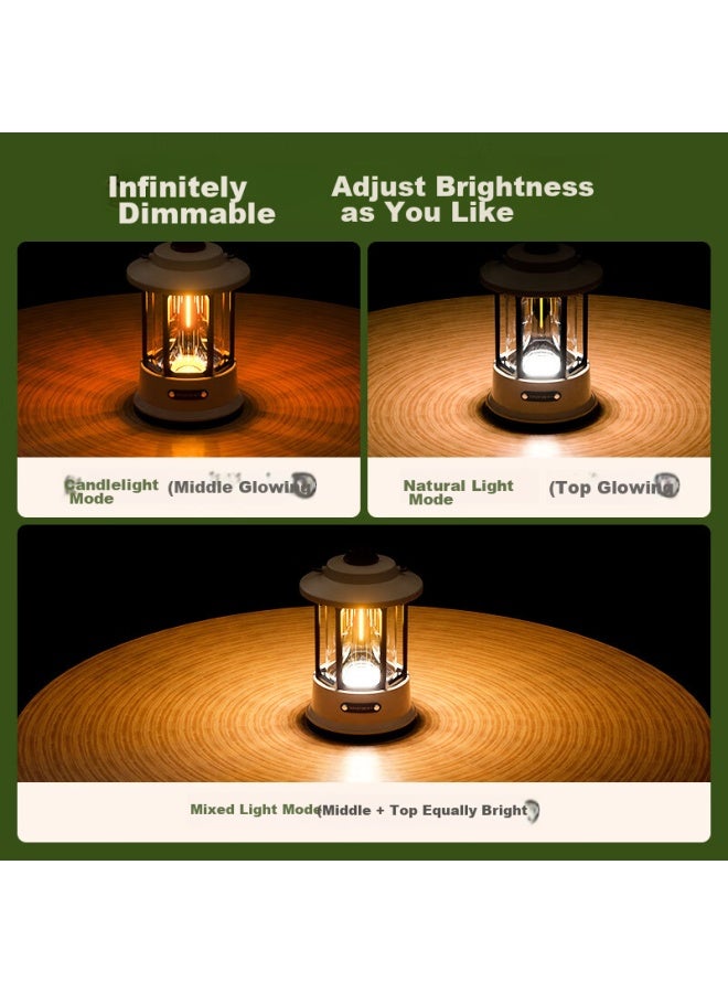 SupFire Supfire Ry05 Outdoor Camping Light, Retro Camping Lamp, Handheld Lamp, Tent Hanging Lamp, Horse Lamp, Street Lamp, Led Ambient Light  - Image 3