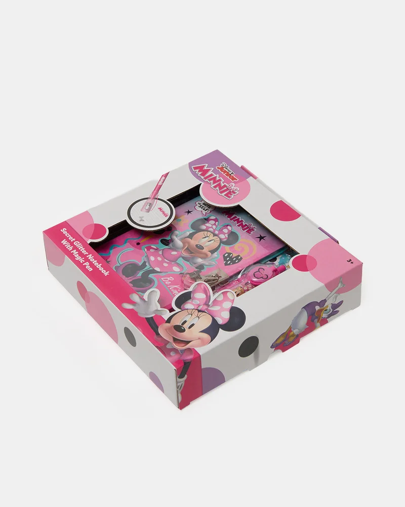 Redtag Pink Minnie Mouse Secret Notebook With Magic Pen