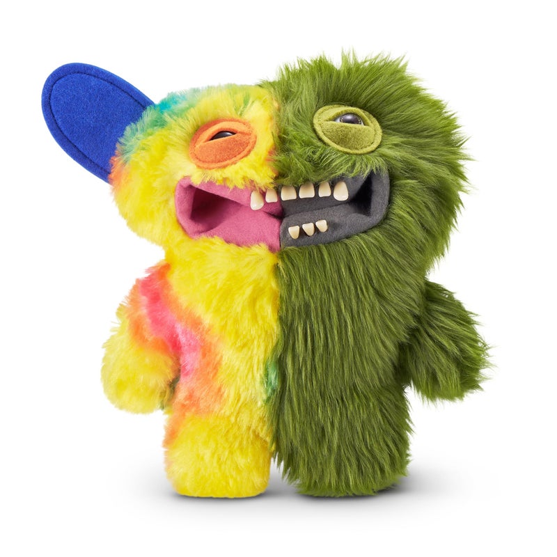 Fuggler ZURU Misfit Monsters 9" Series 1 Funny Ugly Monster Plush Toy (Grinnero McGoo - Green & Multi) - Image 1