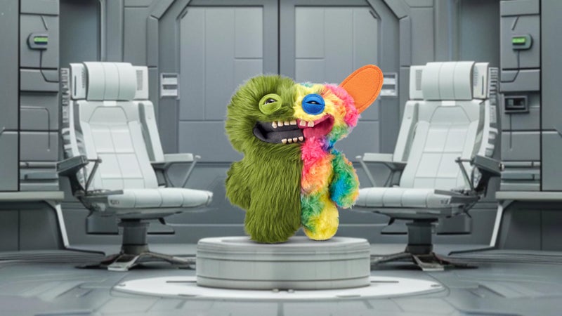 Fuggler ZURU Misfit Monsters 9" Series 1 Funny Ugly Monster Plush Toy (Grinnero McGoo - Green & Multi) - Image 5