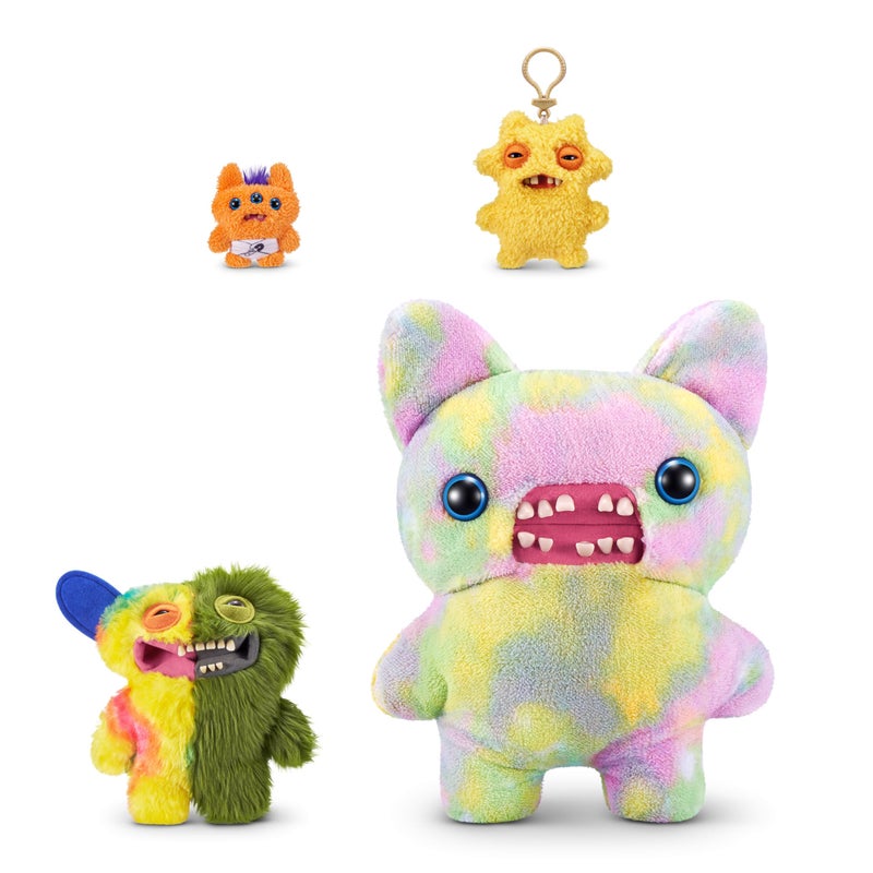Fuggler ZURU Misfit Monsters 9" Series 1 Funny Ugly Monster Plush Toy (Grinnero McGoo - Green & Multi) - Image 4