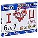 TOSY Picture Cube I Love You Mom 6in1 Magnetic Picture Puzzle 61 Blocks 366 FacesMagnets 06in B031 Seamless UV Art DisplayReady Frame Collectible STEMSTEAM Gift for Moms Kids - Image 2