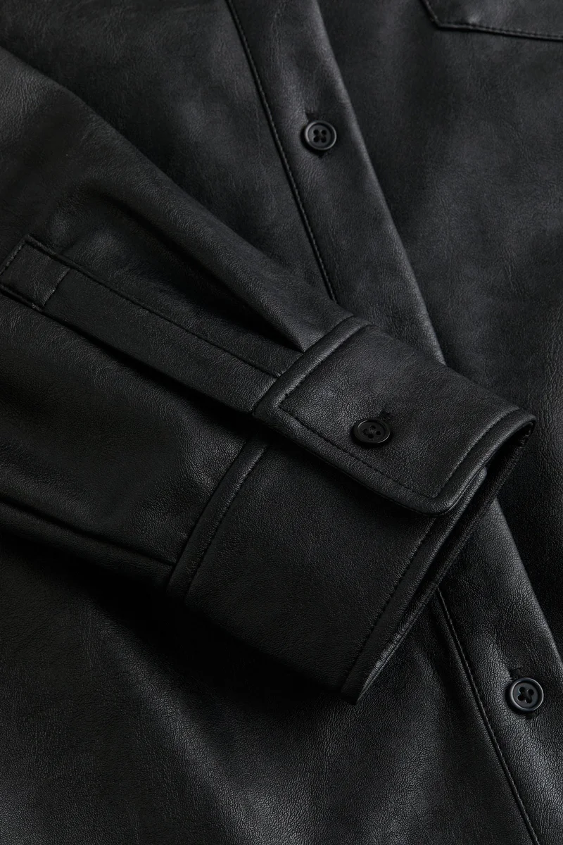 H&M Oversized Button Detail Shirt