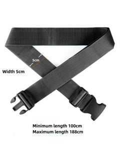 NOVOLAN NOVOLAN Luggage Straps 2 Pieces, Packing Straps, Suitcases, Suitcases, Luggage Straps, Checked Reinforcement Straps, Trolley Cases, Plastic Buckle Luggage Straps, Generous Length 188x5cm (orange)  - Image 4