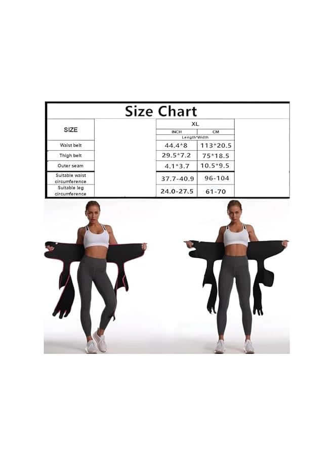 S-TOP Waist Trainer for Women, Adjustable Waist Cincher, Waist Ultra Light Butt Lifter Shaper, Tummy Control and Belly Fat Reduction, Versatile Comfortable Waist Trainer for Fitness, Training (XL) - Image 2