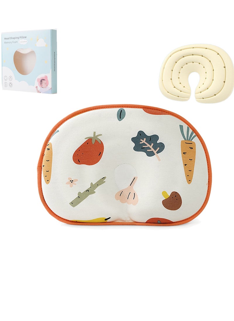 ULHYC Nursery Pillows Unisex Newborn Infant Support Soft Baby Nursery Head Pillows (0-12 M)  - Image 1