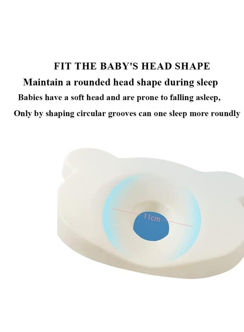 ULHYC Kids Pillows Nursery Pillows Unisex Newborn Infant Support Soft Baby Nursery Head Pillows (0-12 M) - Image 4