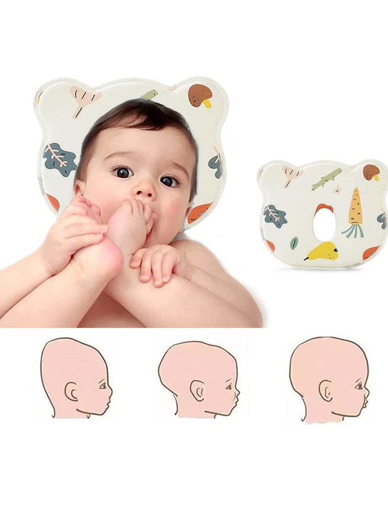 ULHYC Kids Pillows Nursery Pillows Unisex Newborn Infant Support Soft Baby Nursery Head Pillows (0-12 M) - Image 1
