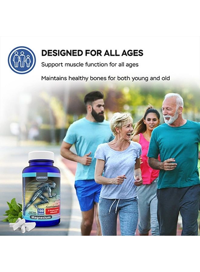 MgSport High Absorption Magnesium for Leg Cramps,tensed Muscles, Supports Muscles Function with Vitamins B6, D, E, 380mg Magnesium, 100 Servings - Image 5