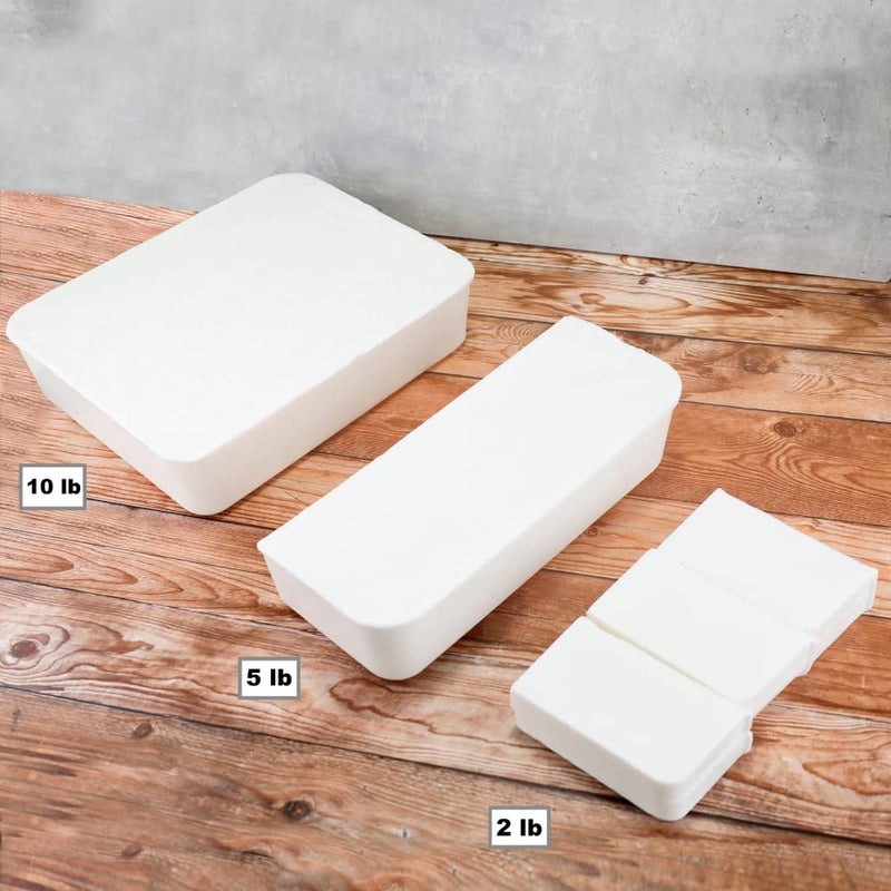 Primal Elements Triple Butter Soap Base (Mango, Shea, and Cocoa Butter) - Moisturizing Melt and Pour Glycerin Soap Base for Crafting and Soap Making, Easy to Cut - 5 Pound - Image 3