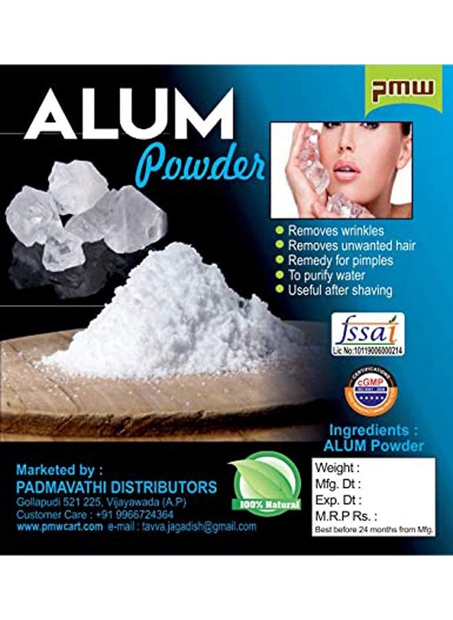 PMW - Jar Pack - Premium Phitkari Powder - Fitkari Powder - Alum Powder Granulated - Powder - 1Kg  - Image 2