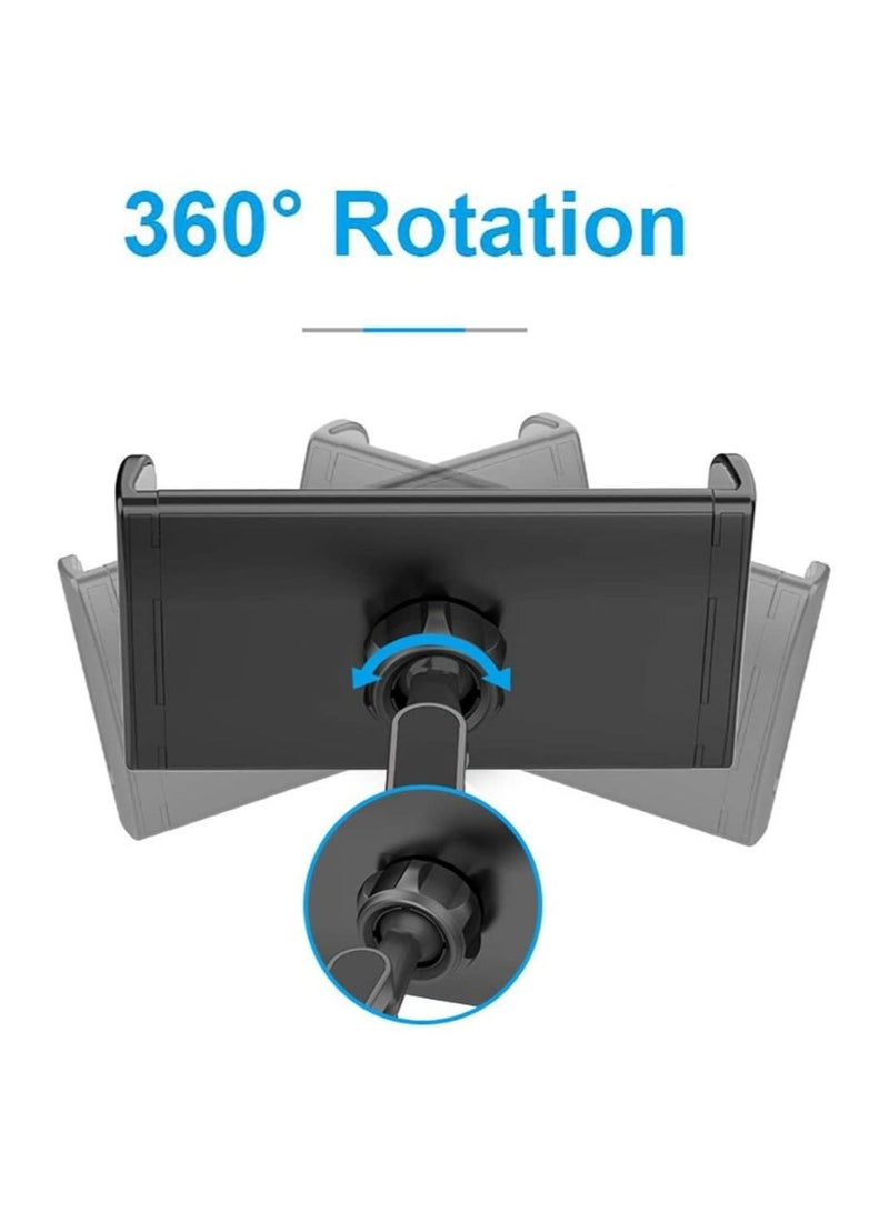 Car Headrest Mount/Tablet Holder Car Backseat Seat Mount/Tablet Headrest Holder Universal 360° Rotating Adjustable for All 4.5"-10.5" Tablet iPad - Image 3
