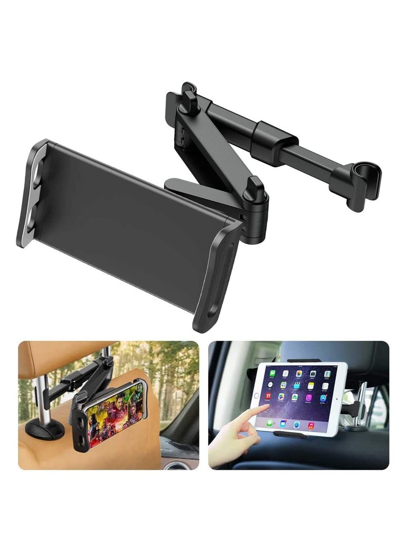 Car Headrest Mount/Tablet Holder Car Backseat Seat Mount/Tablet Headrest Holder Universal 360° Rotating Adjustable for All 4.5"-10.5" Tablet iPad - Image 1
