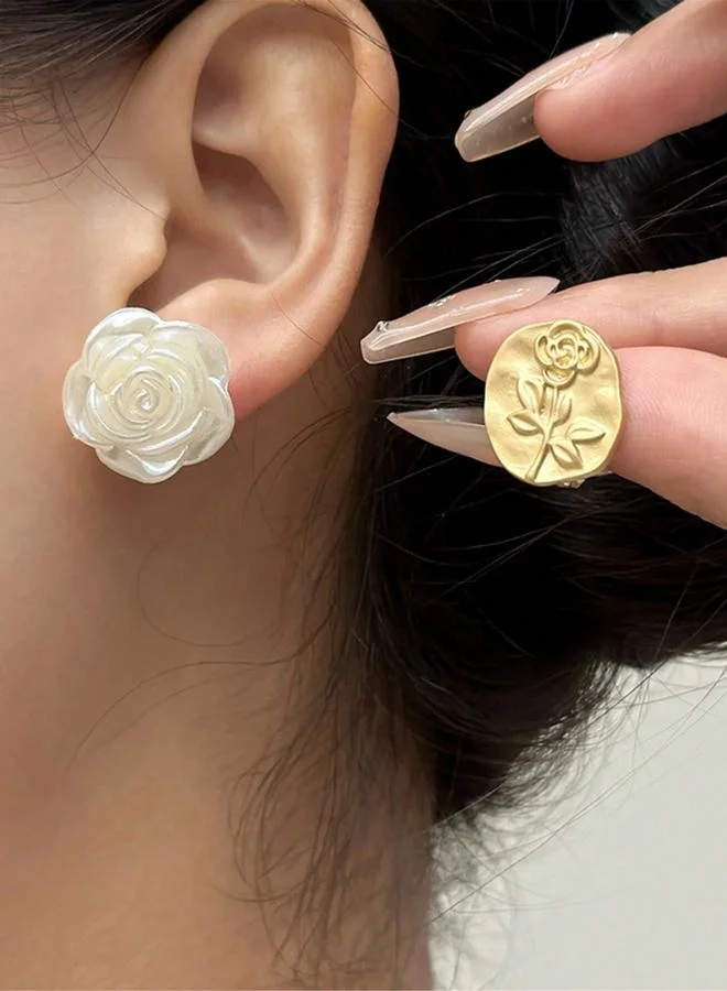 Take Two  Set of 5 - Assorted Embellished Earrings for Women | Best Price UAE