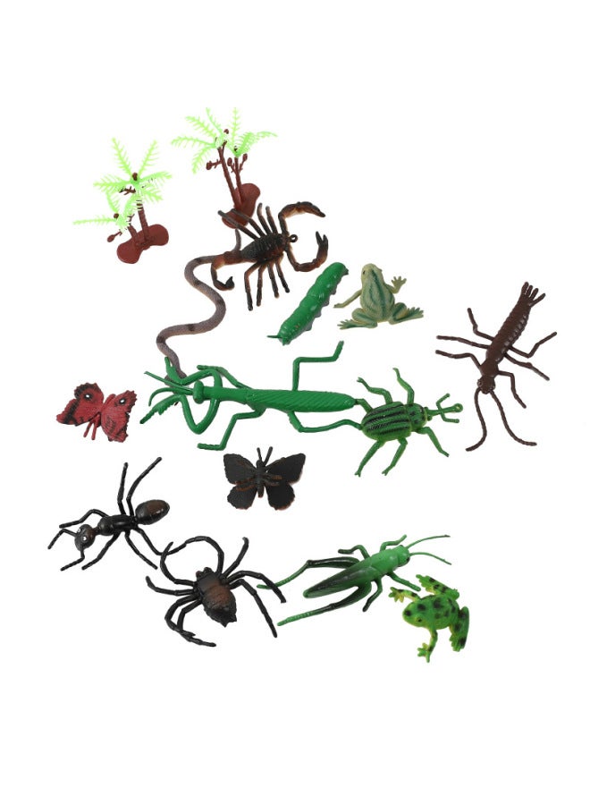 Dinosaur Wild Marine Insect Simulation Model Toys Barrel Marine Animals Children's Small Toys-Color:10 Accessories (pen Posters) - Image 5