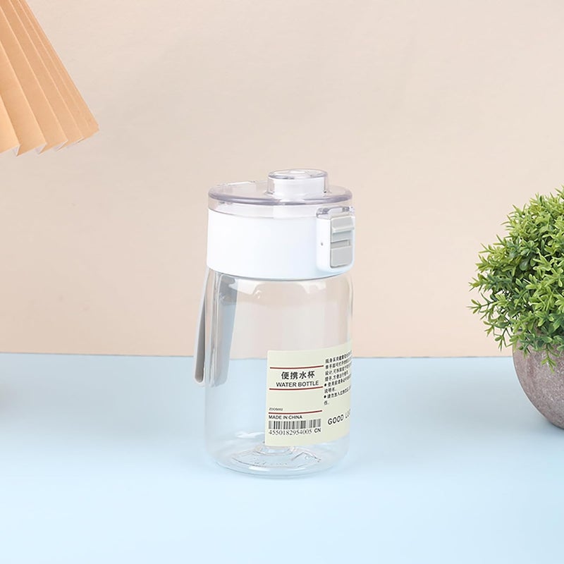 Vrupan Vrupan Leak Proof Glass Infuser Loose Leaf Green Tea Cup Fruit Infused Detox Water Bottle Direct Drinking Portable Transparent for Business School Outdoor 350 ML - Image 1