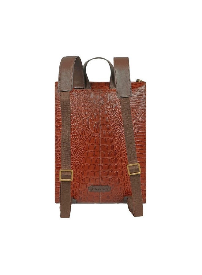 Hidesign حقيبة ظهر كبيرة تان للنساء من هايدساين سبروس V SB - Image 3