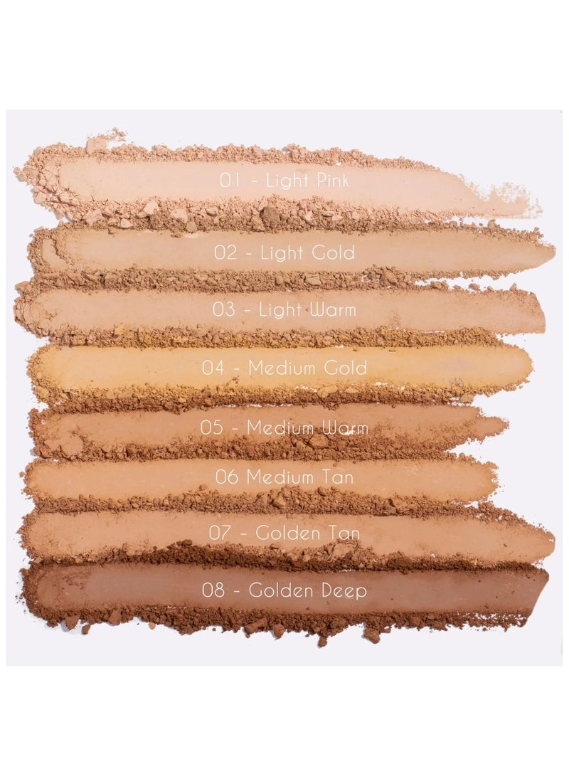 بي بيرفيكت بودرة أساس بي بيرفكت مسز جلام جلوريوس سكين - جلام لجميع ألوان البشرة 05 متوسط ​​دافئ 70 جرام - Image 2