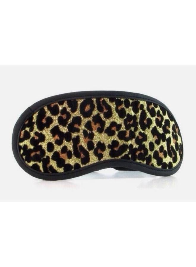 Leopard Print Soft and Comfortable Traveling Sleeping Eye Mask - Image 2
