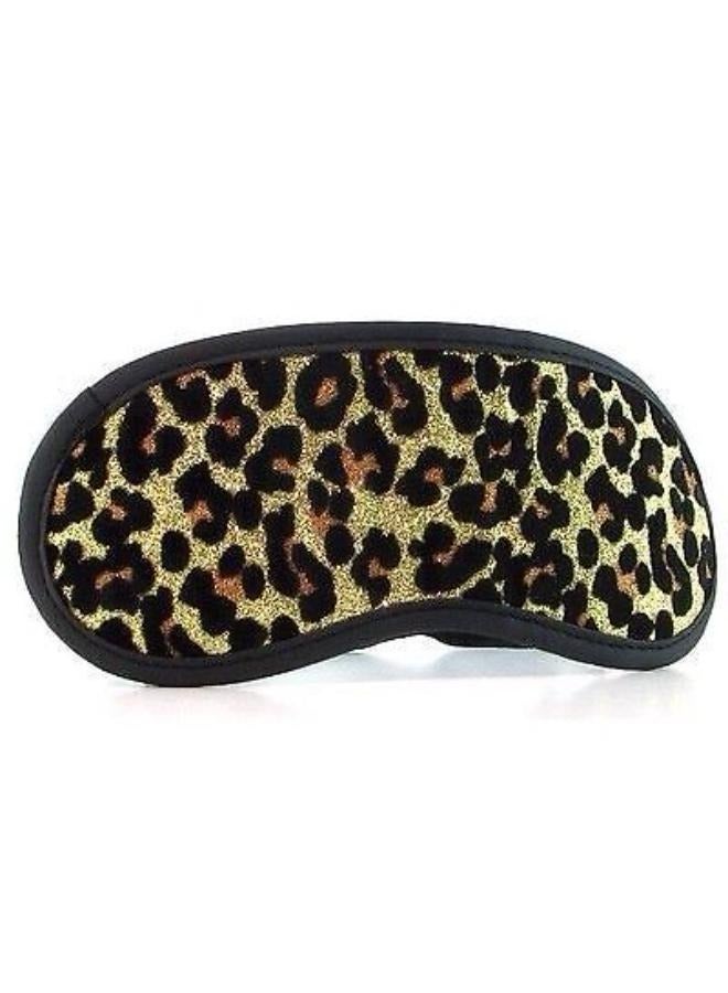 Leopard Print Soft and Comfortable Traveling Sleeping Eye Mask - Image 1