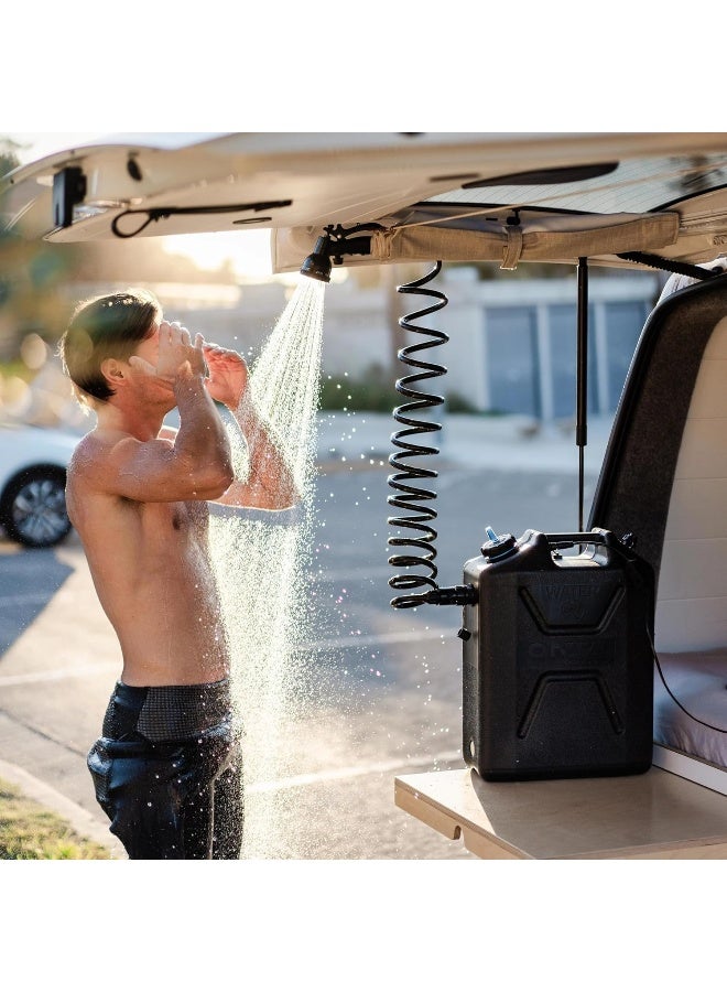 ARB Ontap Portable Shower 22L & 12V - Black Edition - 7 Spray Modes - Perfect for Camping & Beach - Image 3