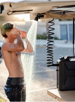 ARB Ontap Portable Shower 22L & 12V - Black Edition - 7 Spray Modes - Perfect For Camping & Beach - Otsbla400  - Image 2