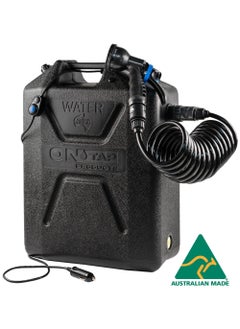 ARB Ontap Portable Shower 22L & 12V - Black Edition - 7 Spray Modes - Perfect For Camping & Beach - Otsbla400  - Image 1