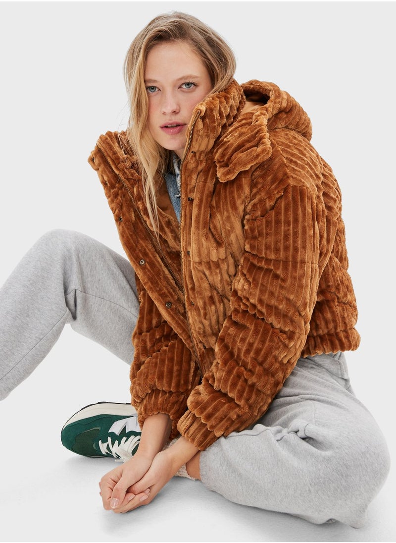 American Eagle - Ribbed Pocket Detail Jacket - Image 1
