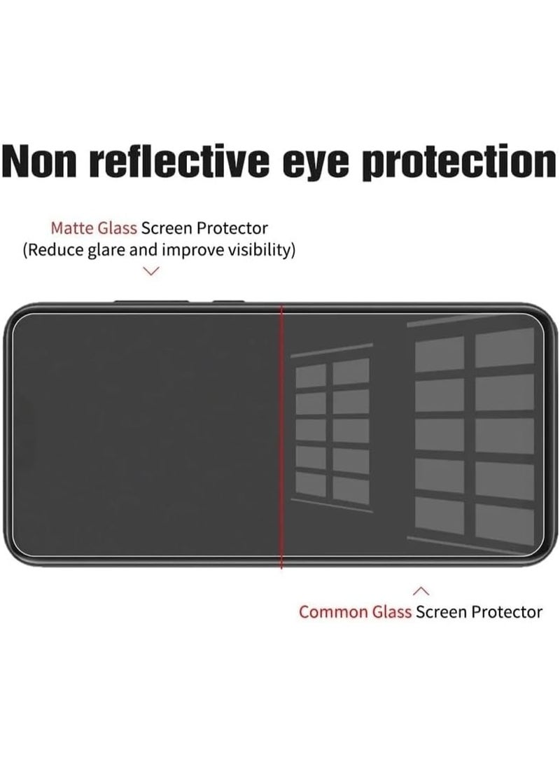 Muzz IPhone 13 Pro Matte Privacy Ceramic Screen Protector Film 2pcs Matte Anti-Spy Full Adhesive Flexible[Not Glass] Anti-Spy Full Adhesive Upgaraded Flexible Film (iPhone 13 Pro) - Image 2