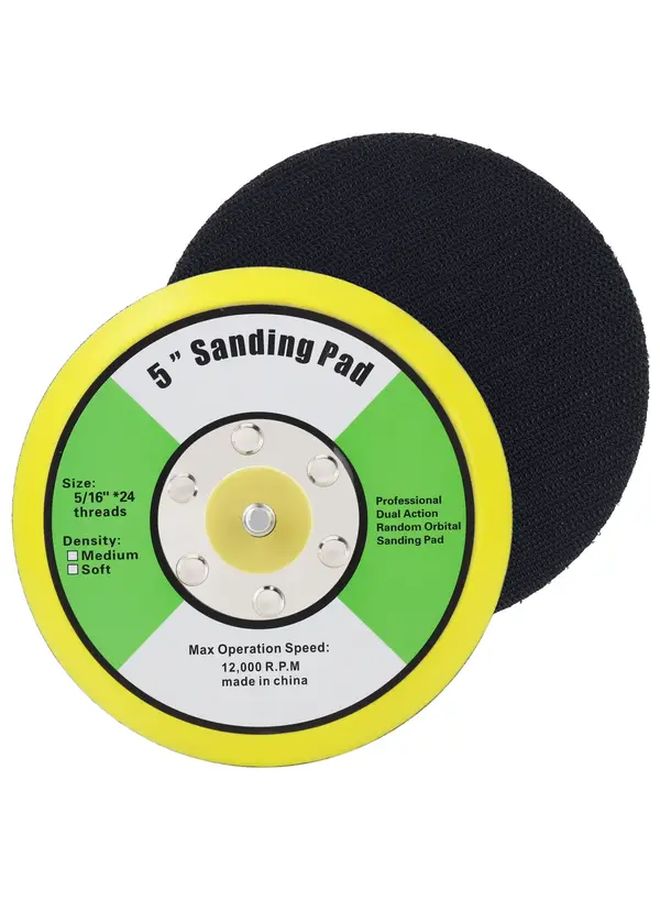 5 Inch PU Hook Loop Fastener Backing Pad For Air Sander And Car Polisher - Image 5