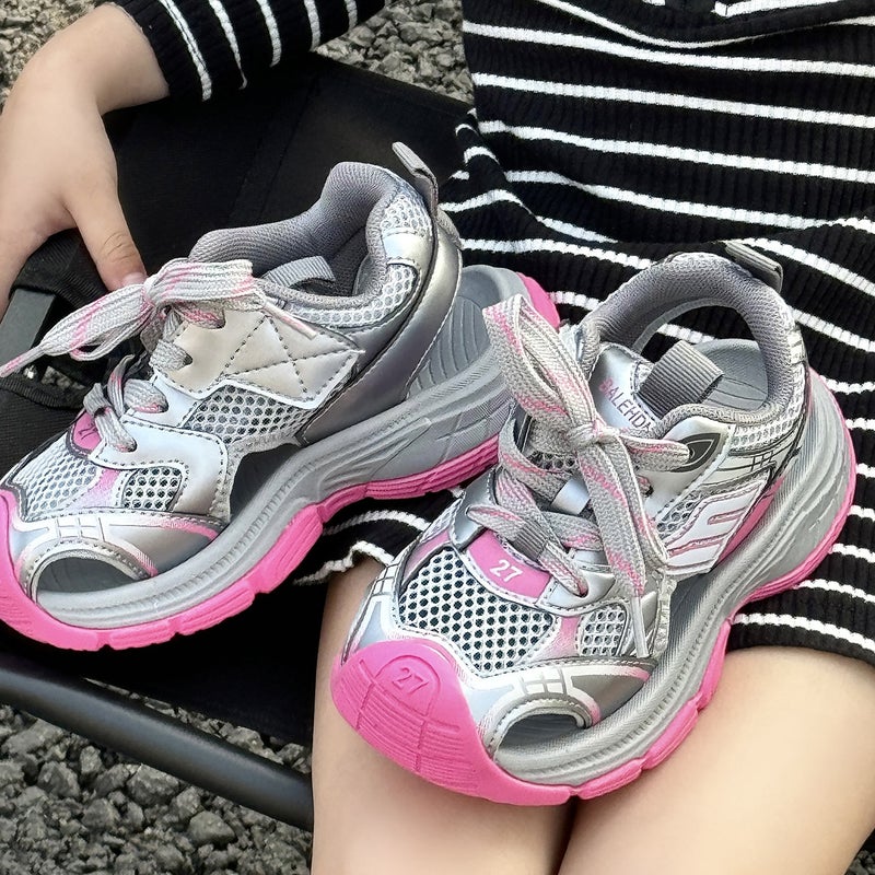 Girls Sports Sandals 2025 Children'S Shoes Children'S Beach Shoes Boys Shoes Summer Baby - Image 1