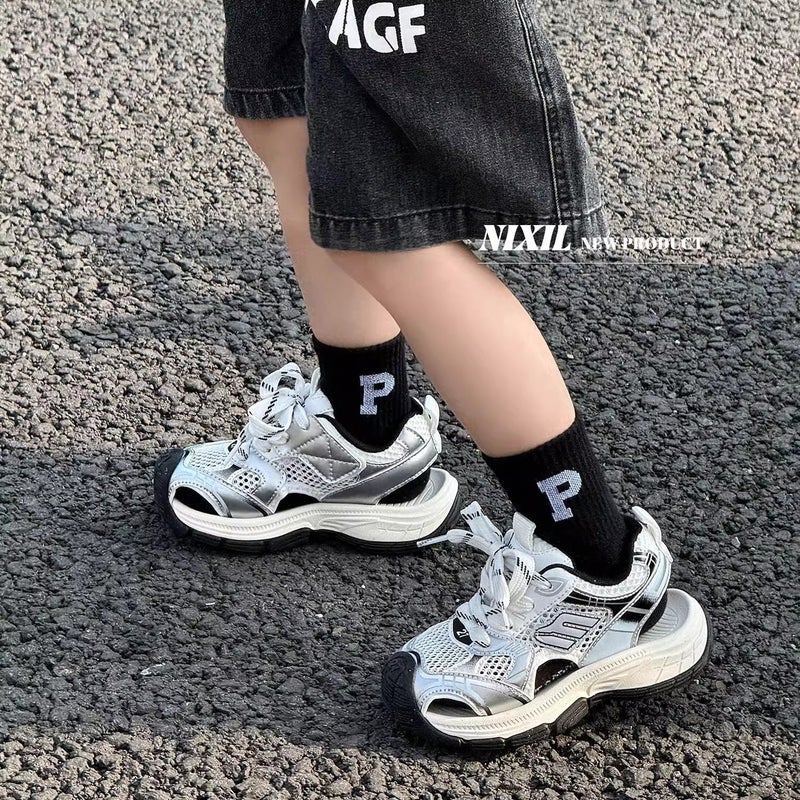 Girls Sports Sandals 2025 Children'S Shoes Children'S Beach Shoes Boys Shoes Summer Baby - Image 4