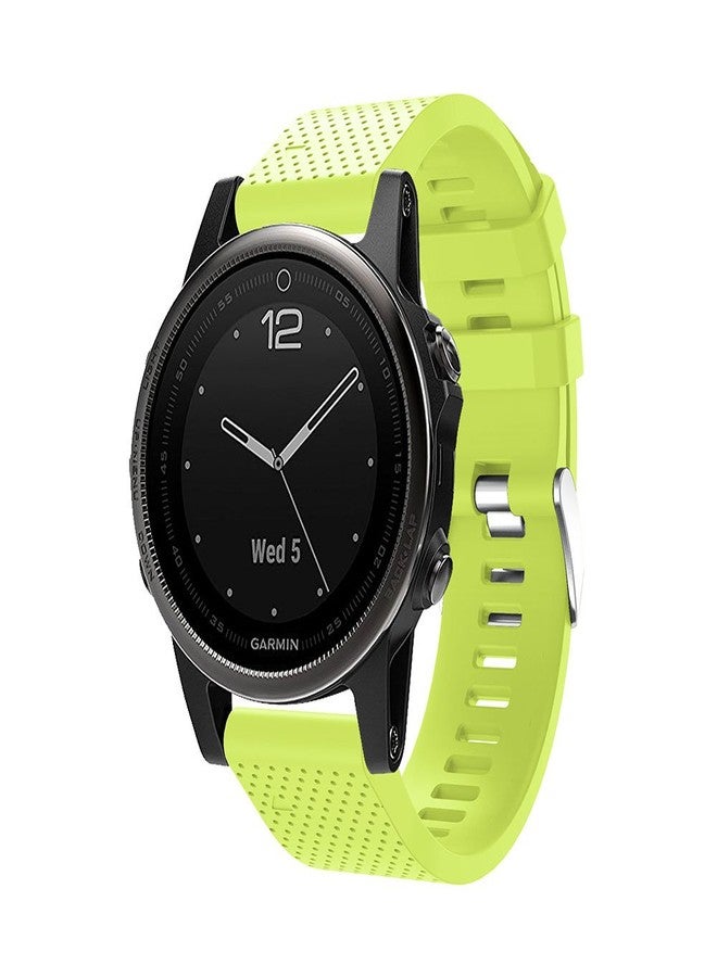QGHXO Soft Silicone Replacement Watch Band Strap for Garmin Fenix 5S/ 5S Plus/ 6S/ 6S Pro Smart Watch (No Tracker) - Image 4