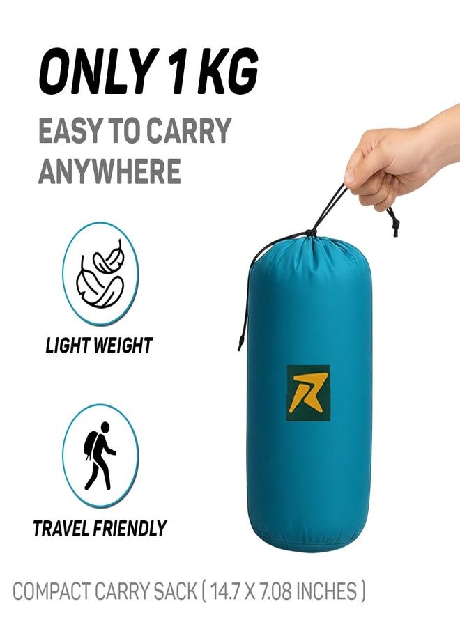 Rocksport Camplite +10°C to +20°C Mummy Shape Sleeping Bag for Camping, Hiking, Indoor & Outdoor, Warm Sleep Bag l Free Adventure Pass - Image 4
